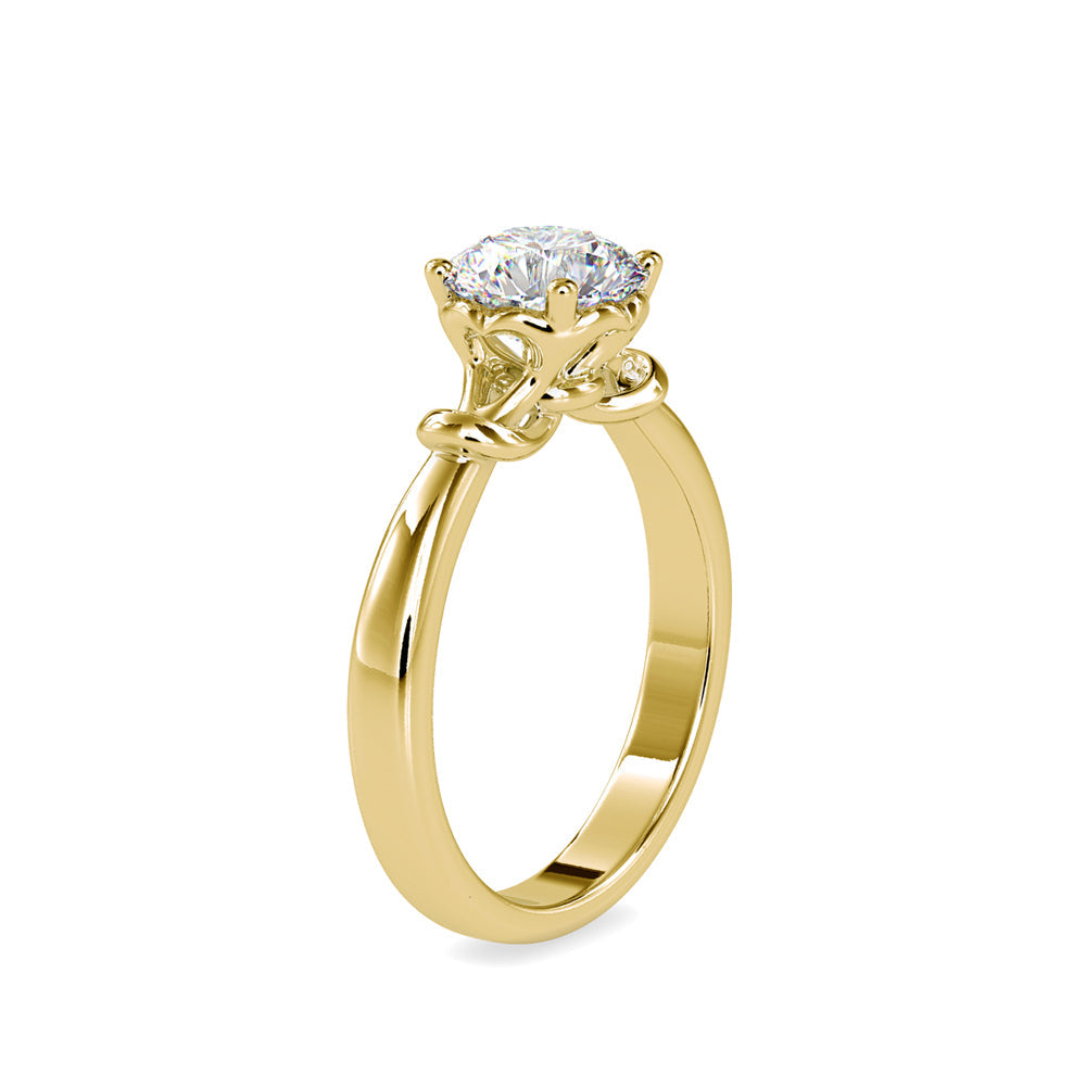 Ziggy Diamond Engagement Ring Yellow gold