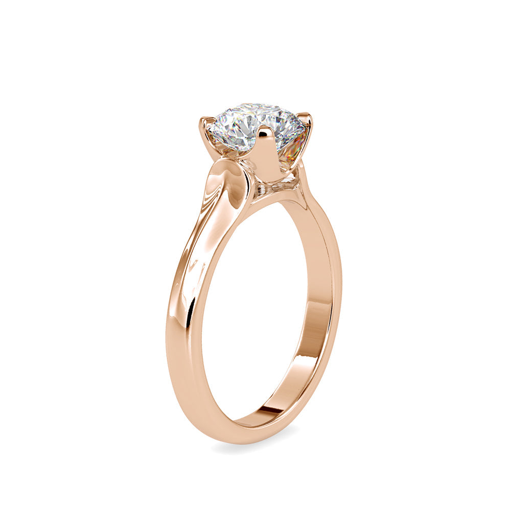 Forever Solitaire Diamond Ring Rose gold