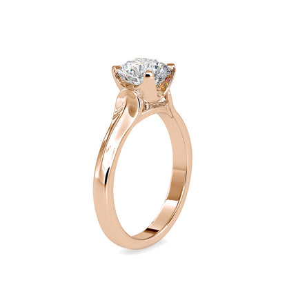 Forever Solitaire Diamond Ring Rose gold