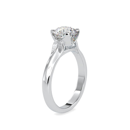 Forever Solitaire Diamond Ring White gold