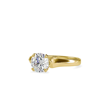 Forever Solitaire Diamond Ring Yellow gold