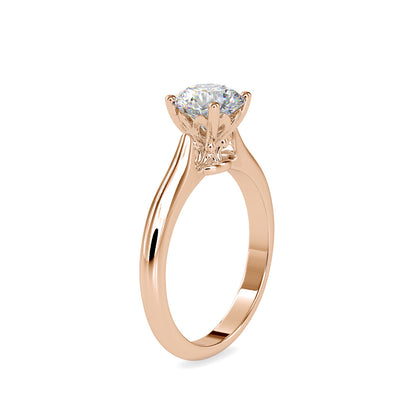 Ida Prong Diamond Engagement Ring Rose gold