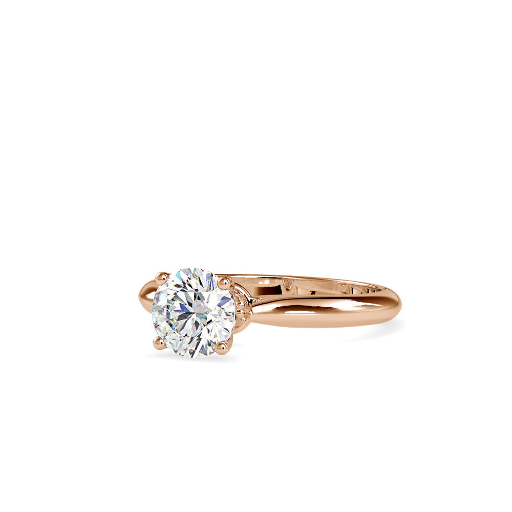 Ida Prong Diamond Engagement Ring Rose gold