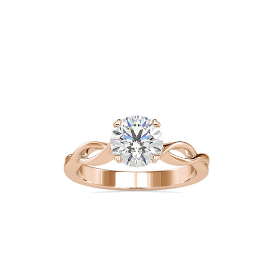 Valkyrie Stone Diamond Ring Rose gold