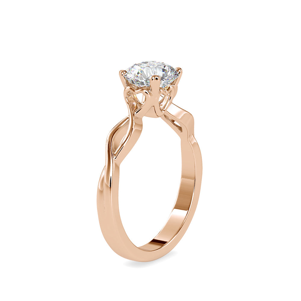 Valkyrie Stone Diamond Ring Rose gold