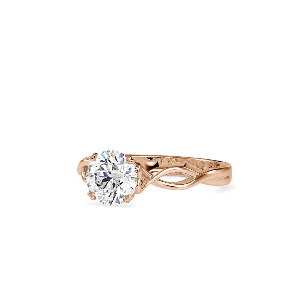 Valkyrie Stone Diamond Ring Rose gold