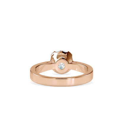 Jane Prong Diamond Ring Rose gold