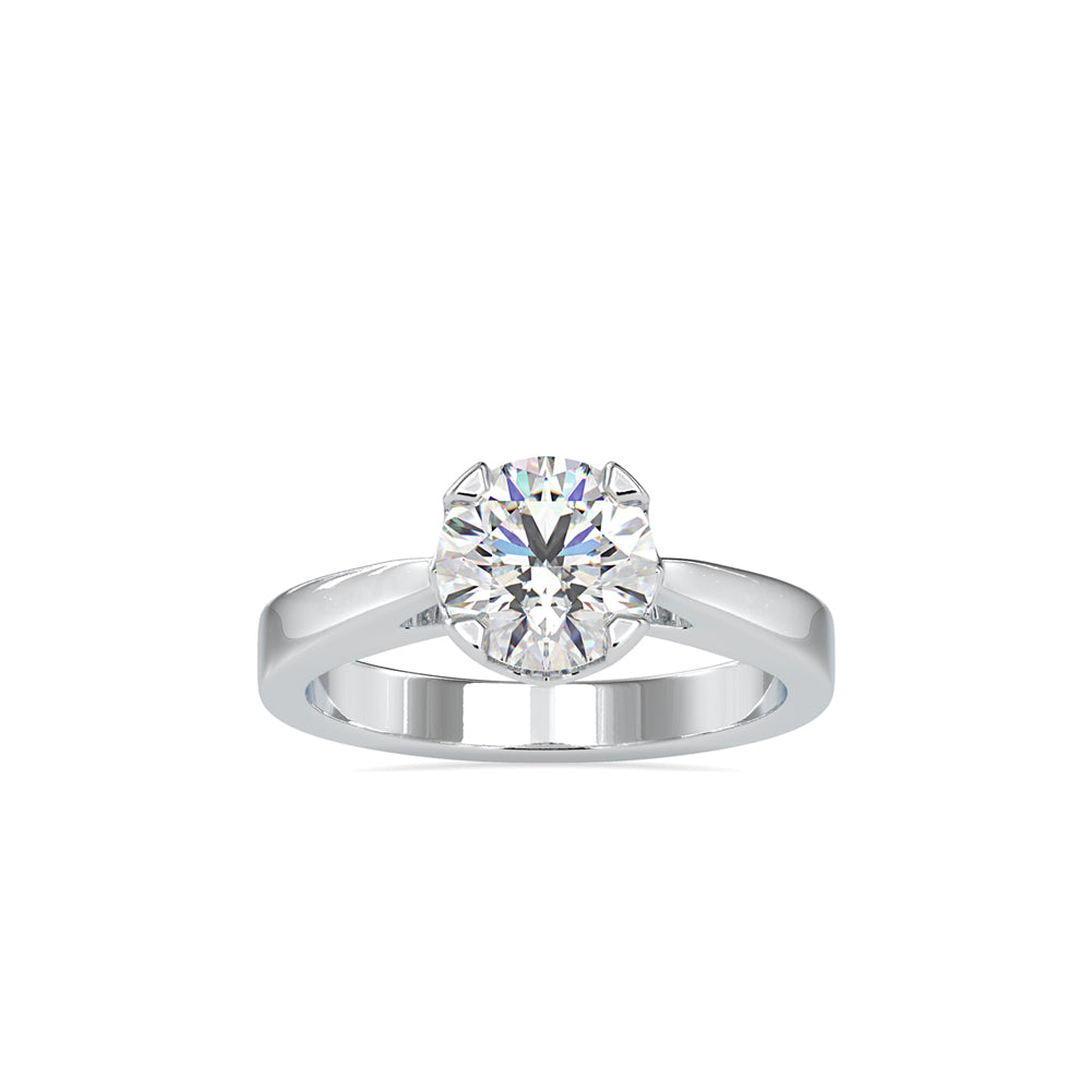 Jane Prong Diamond Ring Platinum