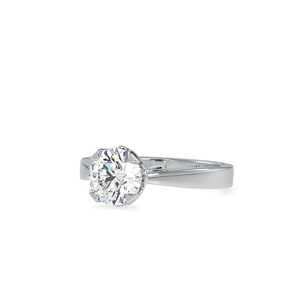 Jane Prong Diamond Ring White gold