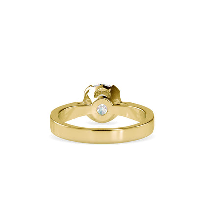 Jane Prong Diamond Ring Yellow gold