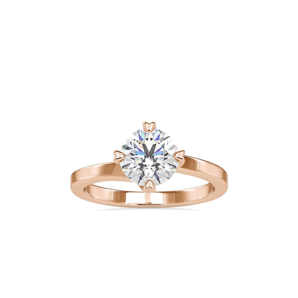 Cushly Prong Diamond Ring Rose gold