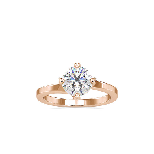 Cushly Prong Diamond Ring Rose gold