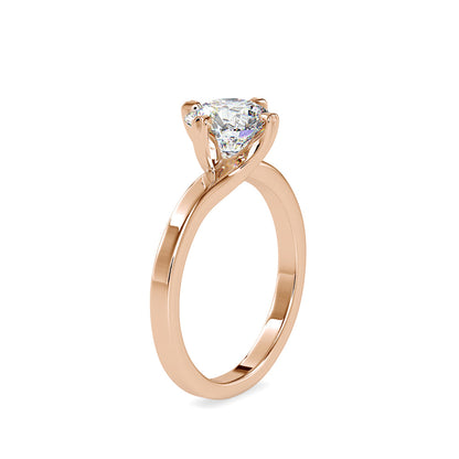 Cushly Prong Diamond Ring Rose gold