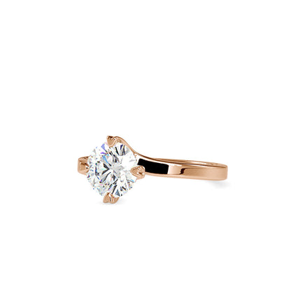 Cushly Prong Diamond Ring Rose gold