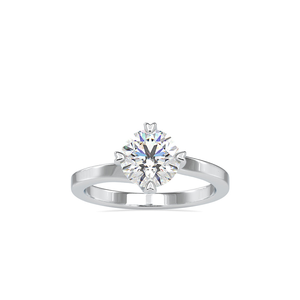 Cushly Prong Diamond Ring White gold