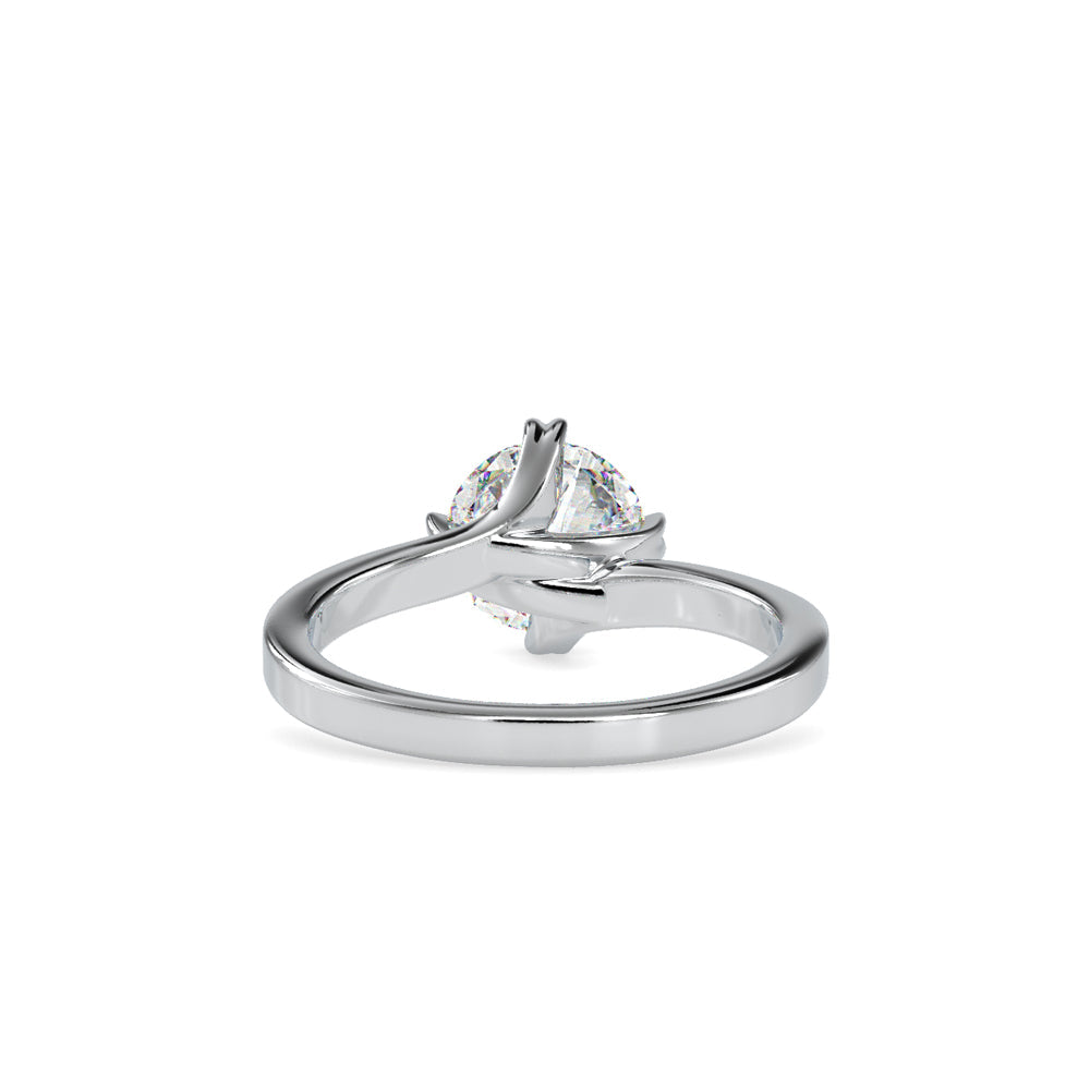 Cushly Prong Diamond Ring White gold