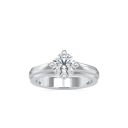 Lilith Solitaire Diamond Ring White gold