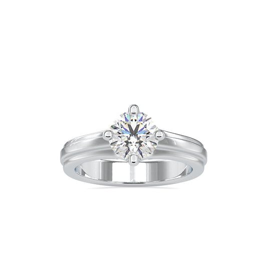 Lilith Solitaire Diamond Ring Platinum