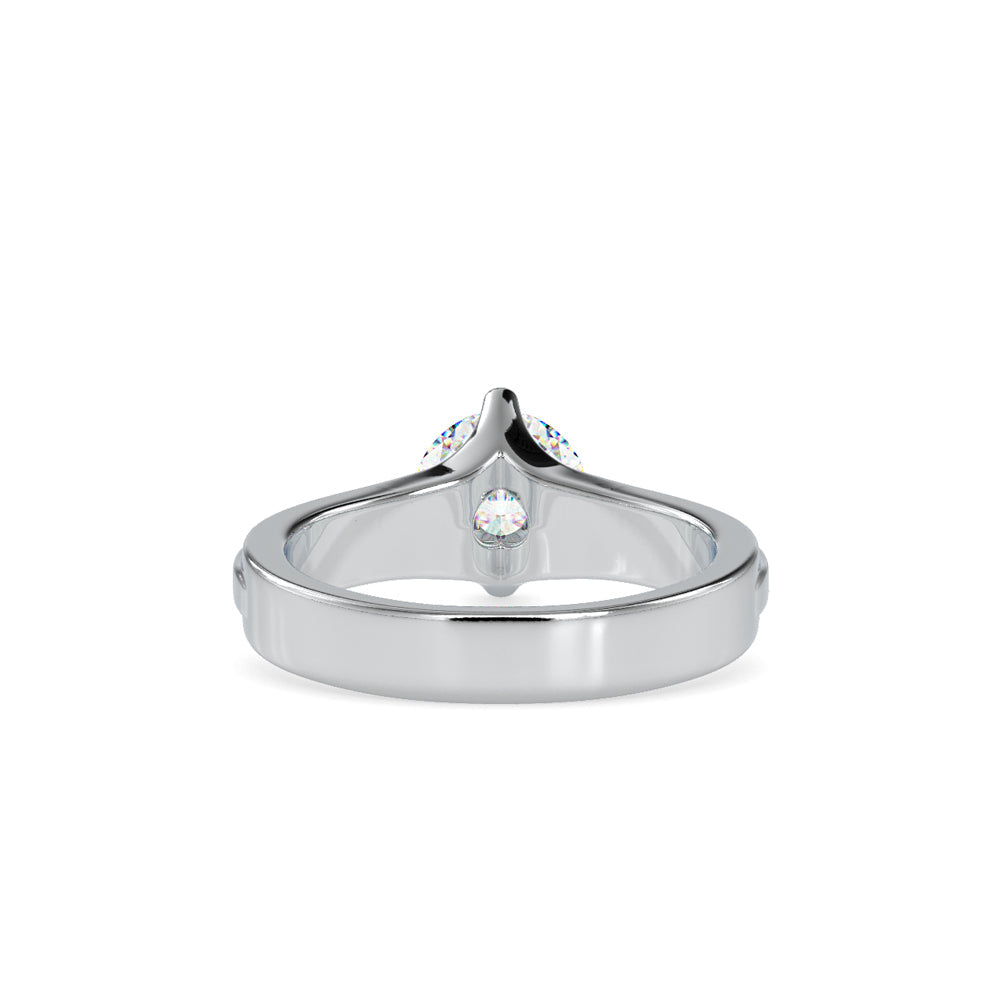 Lilith Solitaire Diamond Ring White gold