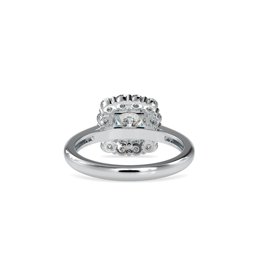 Rapture Halo Diamond Ring Platinum