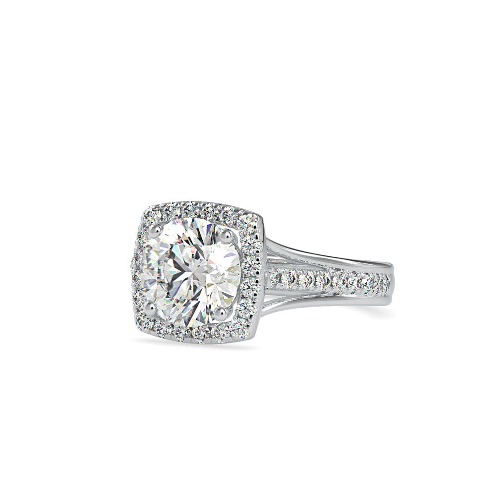 Diana Halo Proxy Diamond Ring White gold