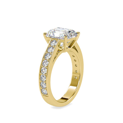 Aurora Diamond Engagement Ring Yellow gold