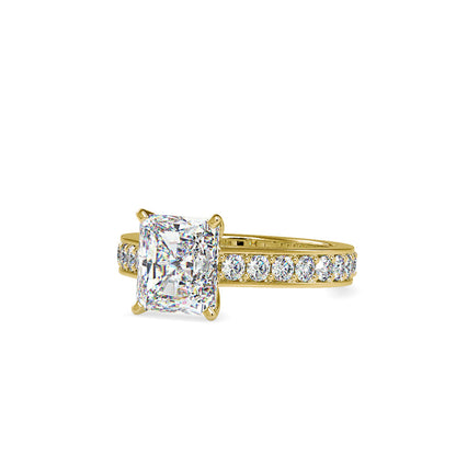 Aurora Diamond Engagement Ring Yellow gold