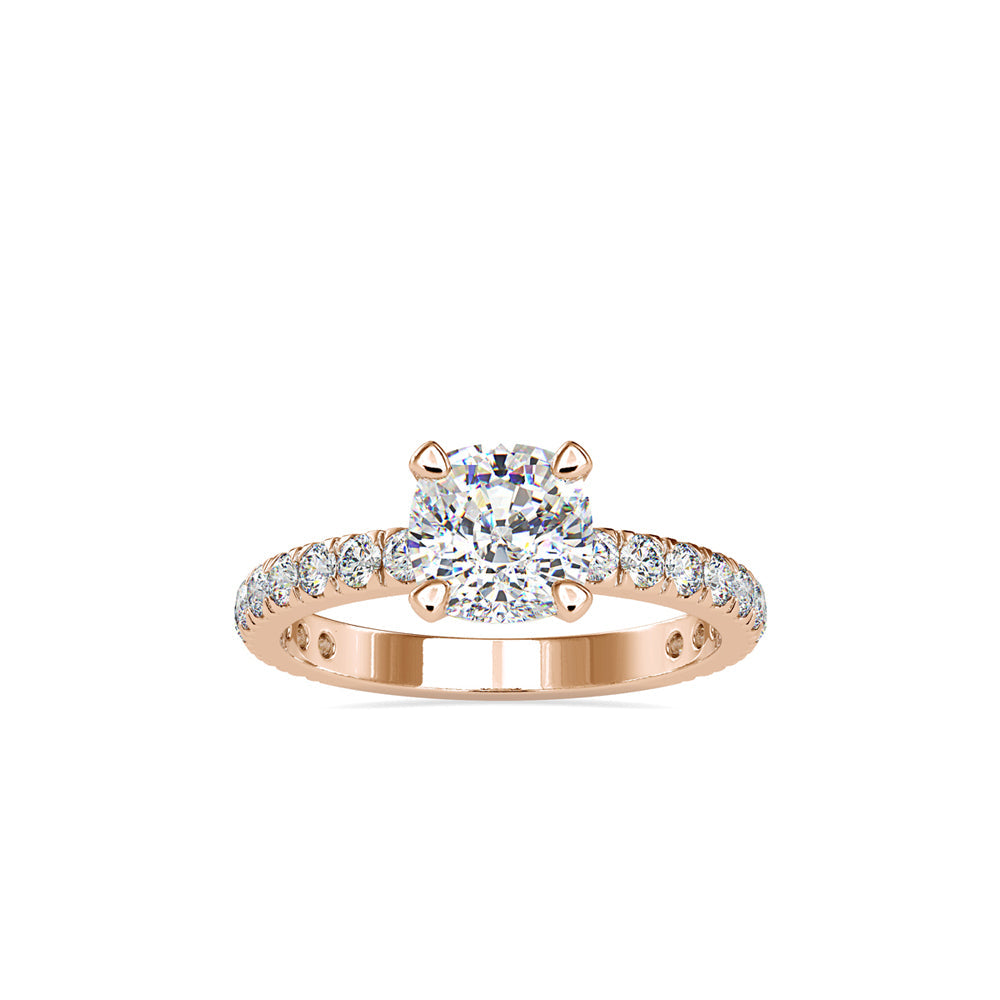 Phillia Diamond Engagement Ring Rose gold