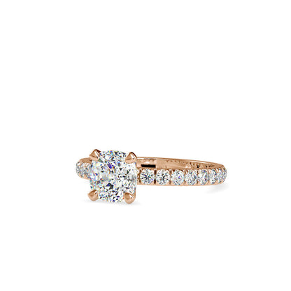 Phillia Diamond Engagement Ring Rose gold