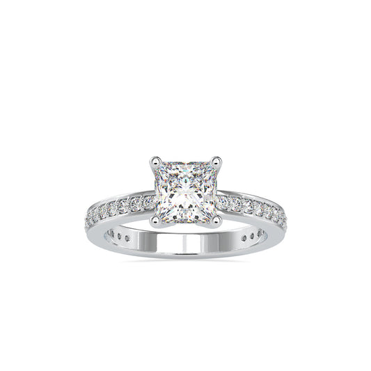 Oliver Princess Diamond Ring White gold