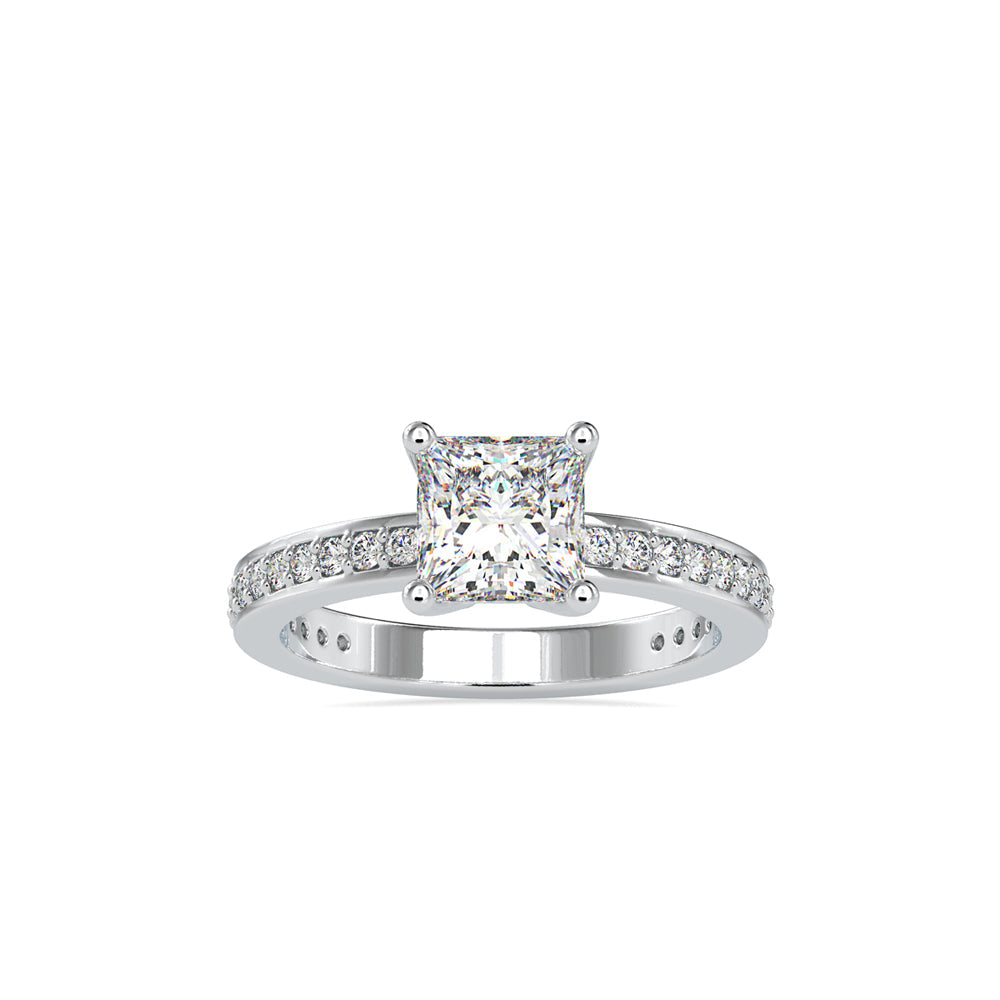 Oliver Princess Diamond Ring Platinum