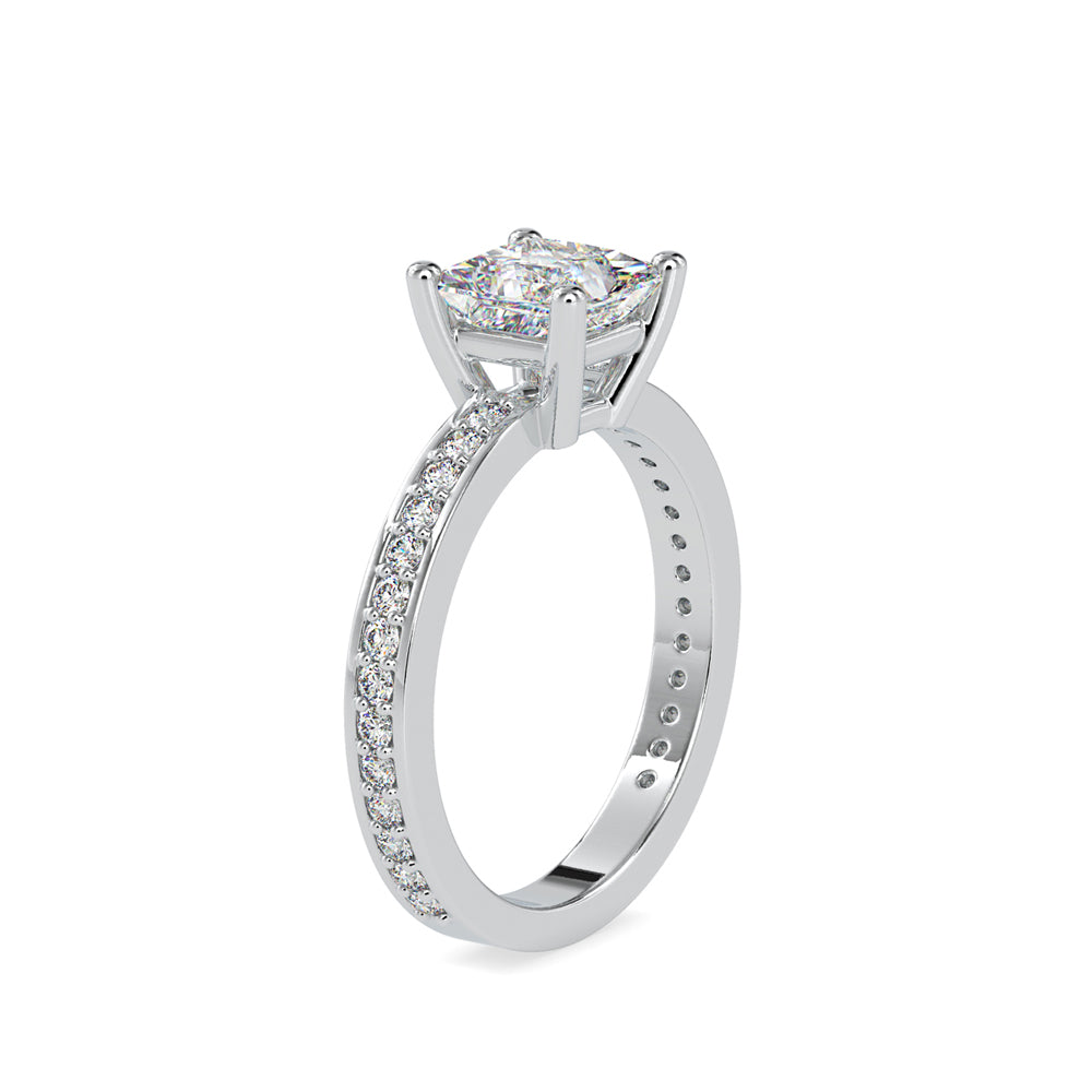 Oliver Princess Diamond Ring Platinum