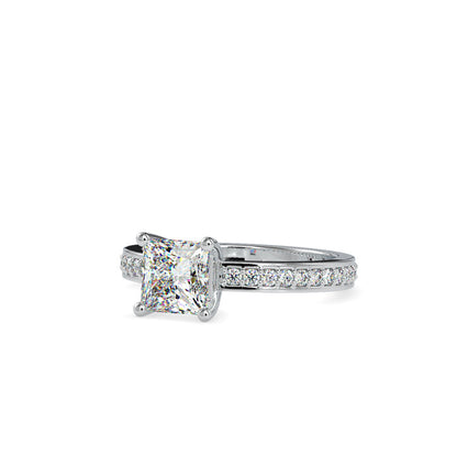 Oliver Princess Diamond Ring Platinum