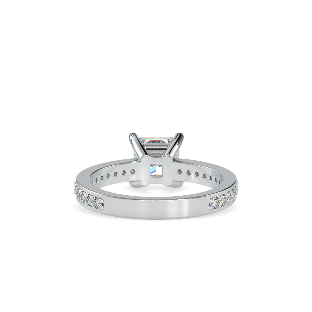 Oliver Princess Diamond Ring Platinum