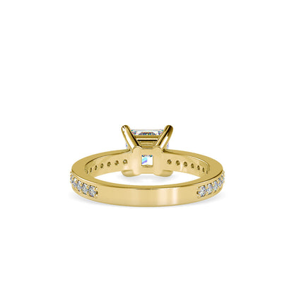 Oliver Princess Diamond Ring Yellow gold