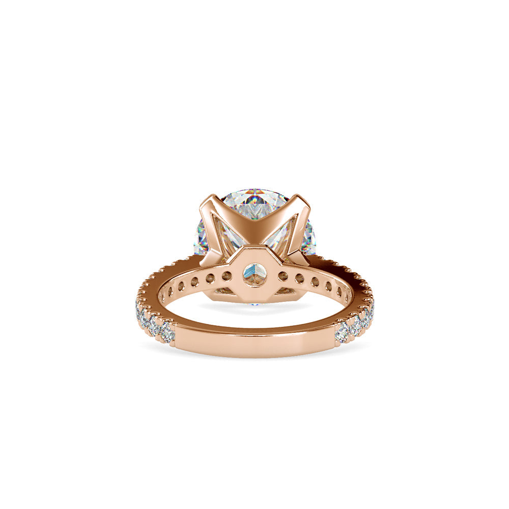 Unconditional Prong Diamond Ring Rose gold