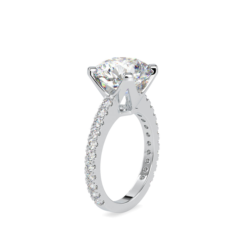 Unconditional Prong Diamond Ring White gold