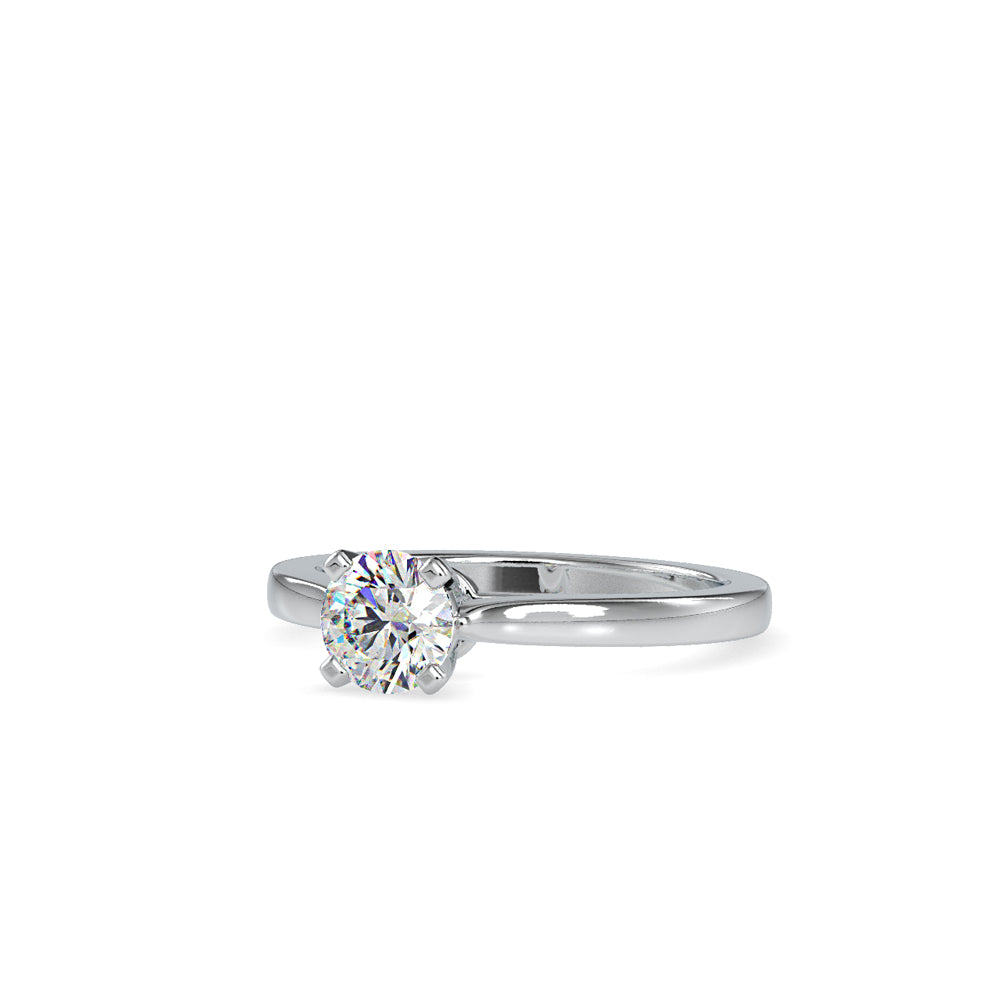 Eros Diamond Prong Engagement Ring White gold