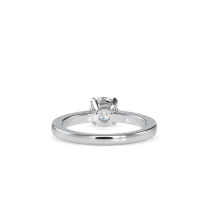 Eros Diamond Prong Engagement Ring White gold