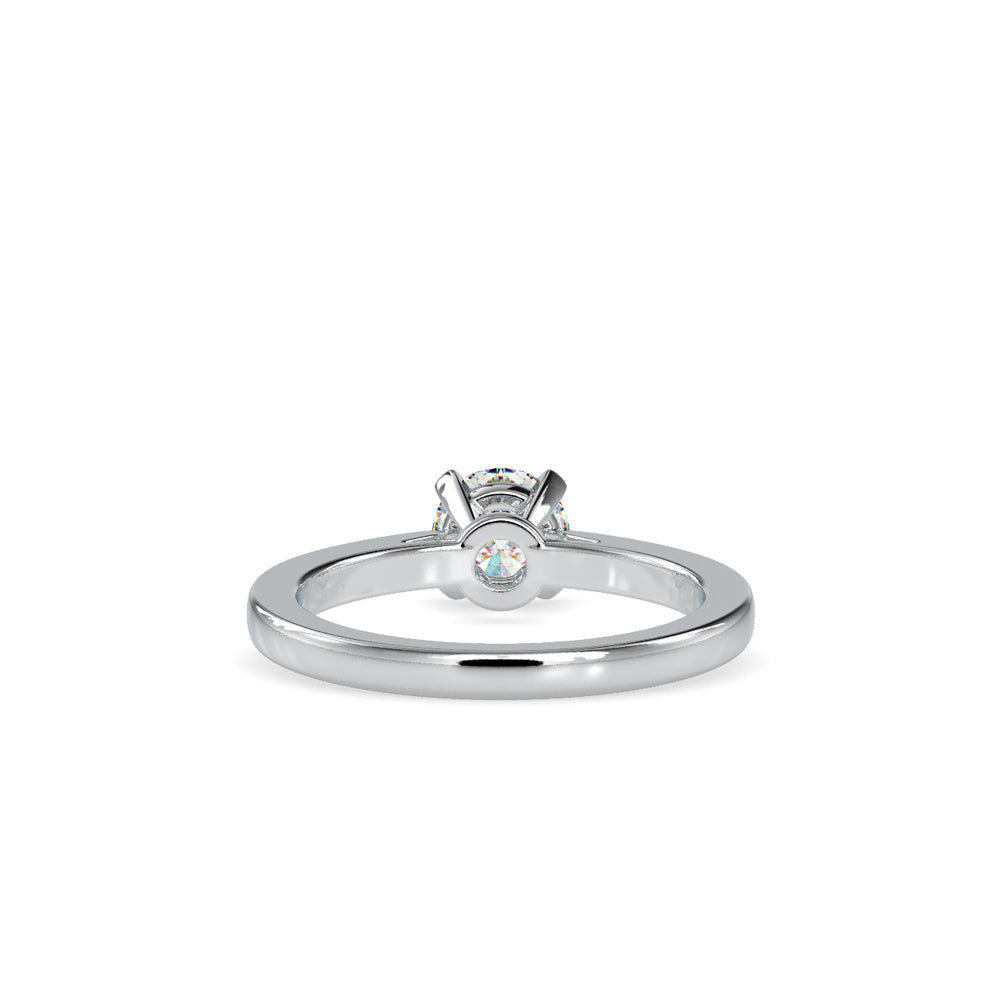 Eros Diamond Prong Engagement Ring Platinum