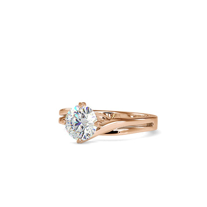 Natlie Diamond Engagement Ring Rose gold