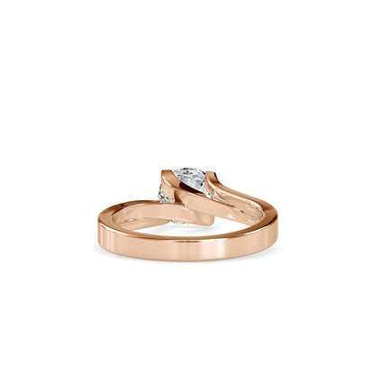 Attraction Solitaire Diamond Ring Rose gold