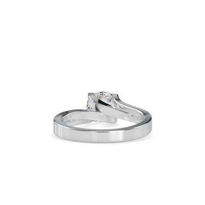 Attraction Solitaire Diamond Ring Platinum