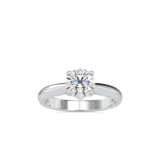 Spiritual Bond Diamond Engagement Ring White gold