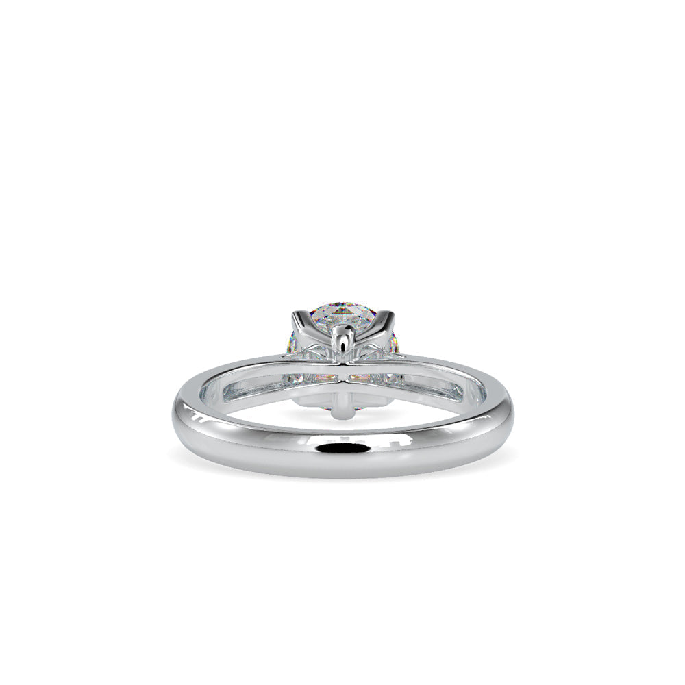 Spiritual Bond Diamond Engagement Ring White gold