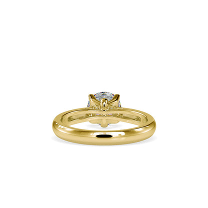 Spiritual Bond Diamond Engagement Ring Yellow gold