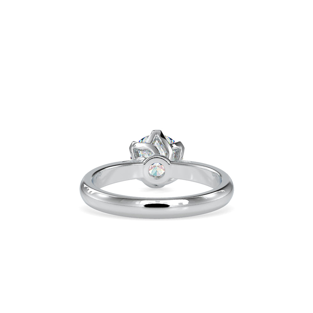 Marheart Prong Diamond Ring White gold