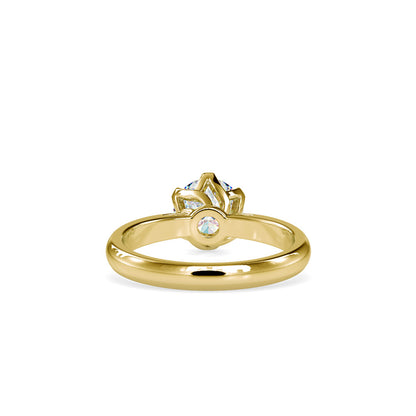 Marheart Prong Diamond Ring Yellow gold