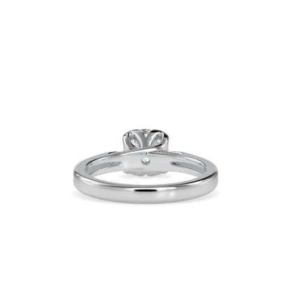 Love Centre Diamond Engagement Ring White gold