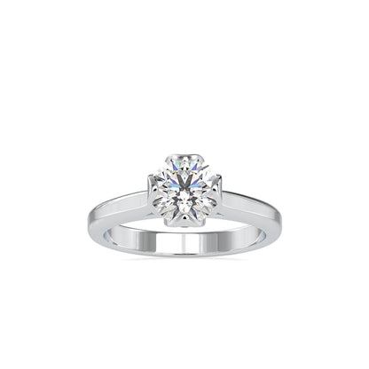 Companionate Diamond Engagement Ring Platinum